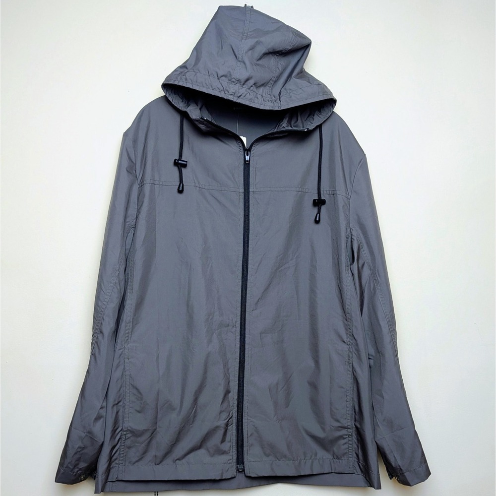 Vintage Banana‎ Republic Jacket Minimalist Zip Tech Windbreaker Pouch 2000 NWT M